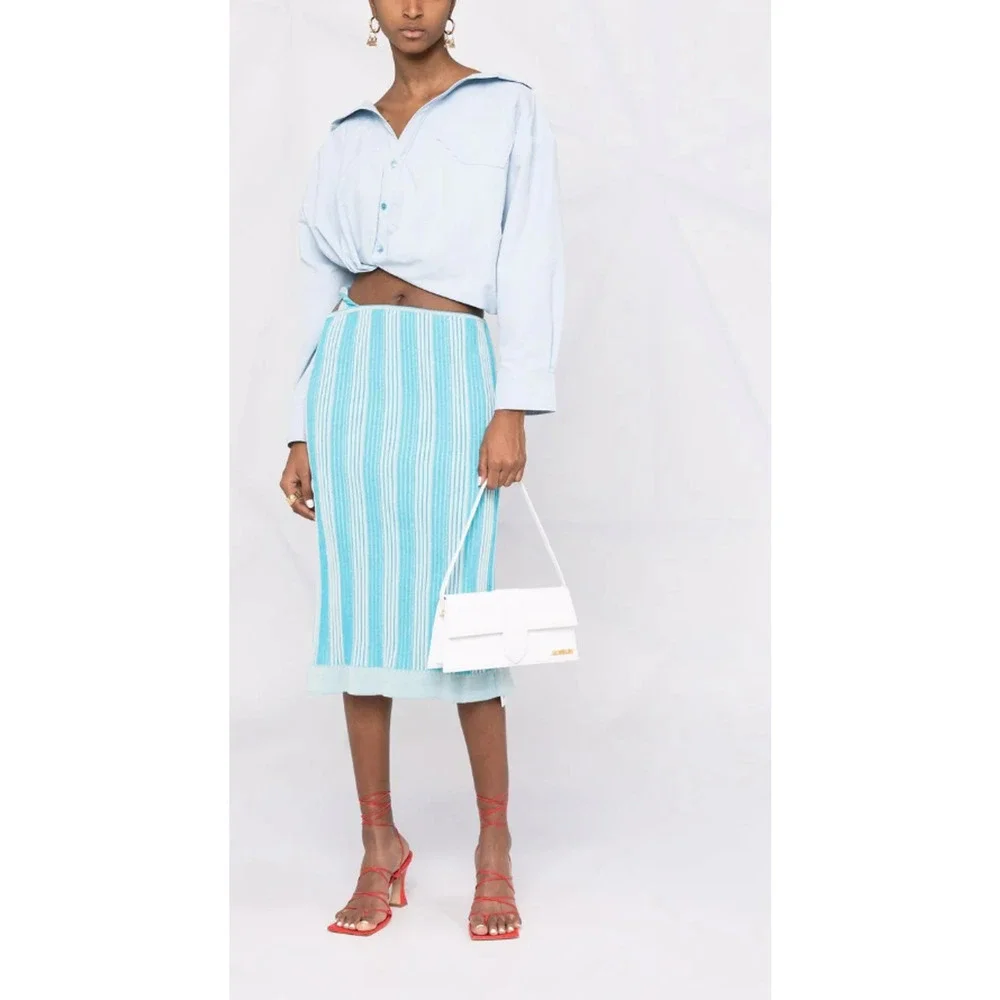 NEW Jacquemus Le Bambino Long Leather Shoulder Bag White Authentic NWT! - Picture 5 of 9